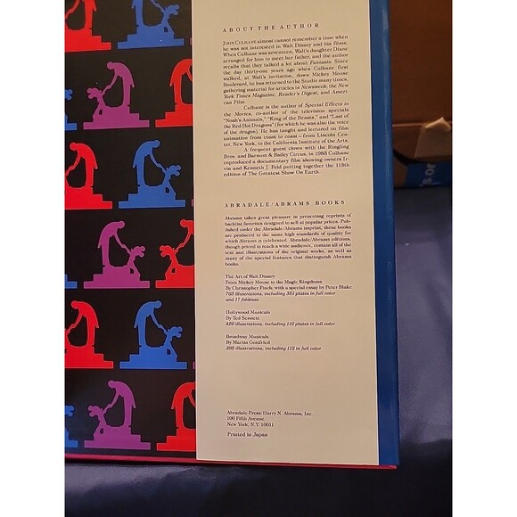 WALT DISNEY FANTASIA - MAKING OF 1987 ABRAMS HARDCOVER Vintage Printed In JAPAN - Picture 5 of 12